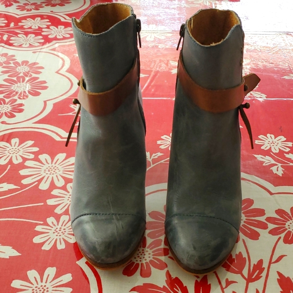 CHIO genuine leather ankle boots sz 6.5 - Picture 3 of 14